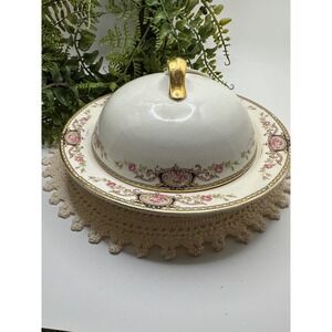 Vintage Theodore Haviland Limoge Butter Dish